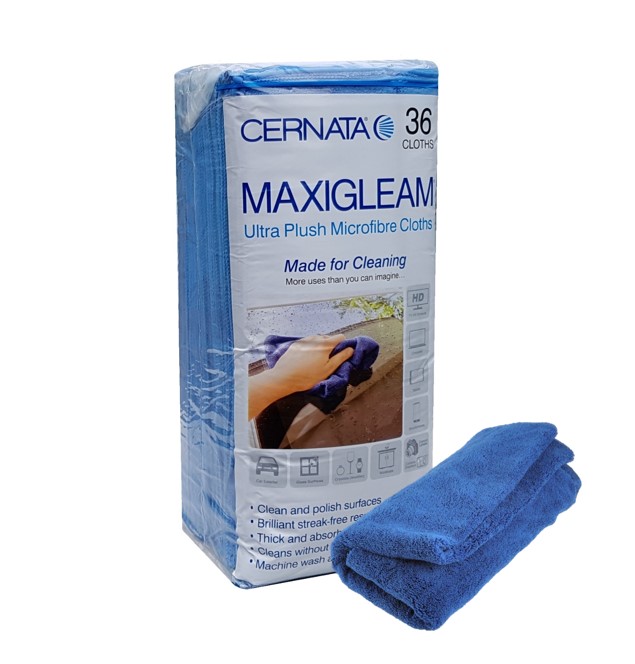 Ultra Plush Microfibre Cloths Pack of 36 *LARGE SIZE* 42x42cms